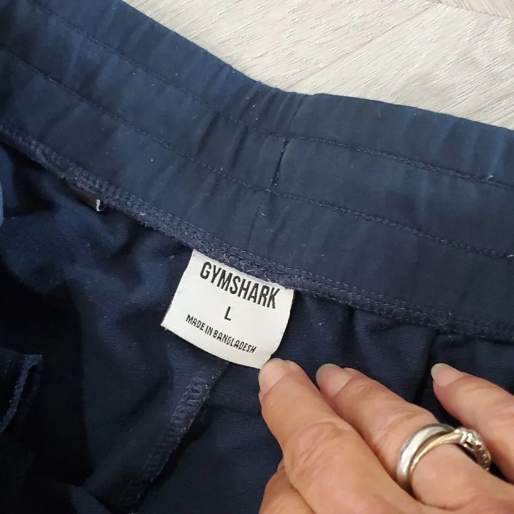 Gymshark Jogger Sweatpants Men’s Large,Studio Pants Navy Blue Yoga Lift